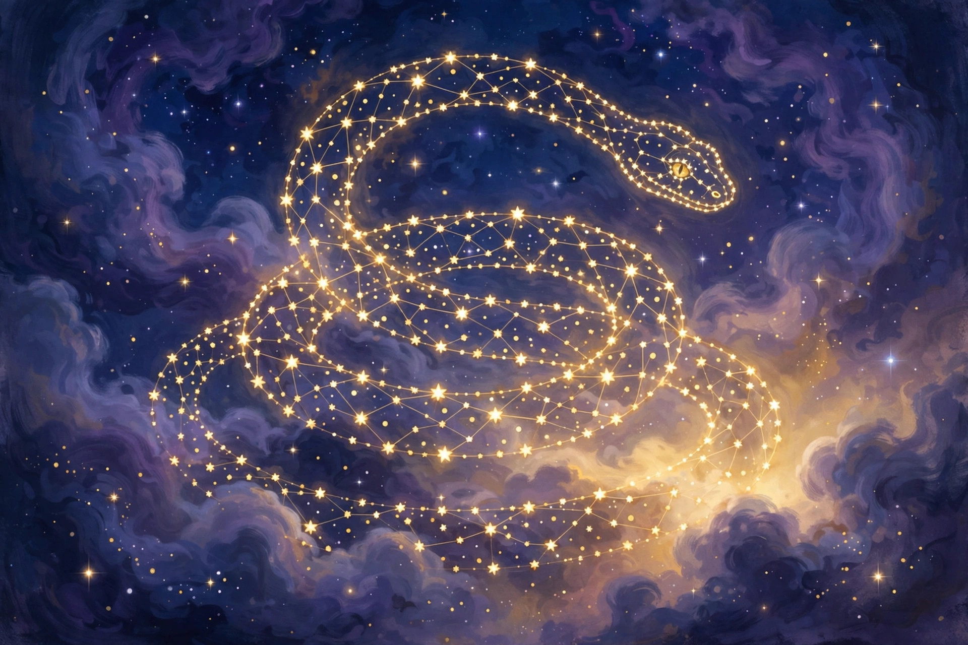 Snake in the Chinese zodiac — the quiet thinker who watches, waits, and sees what others miss.