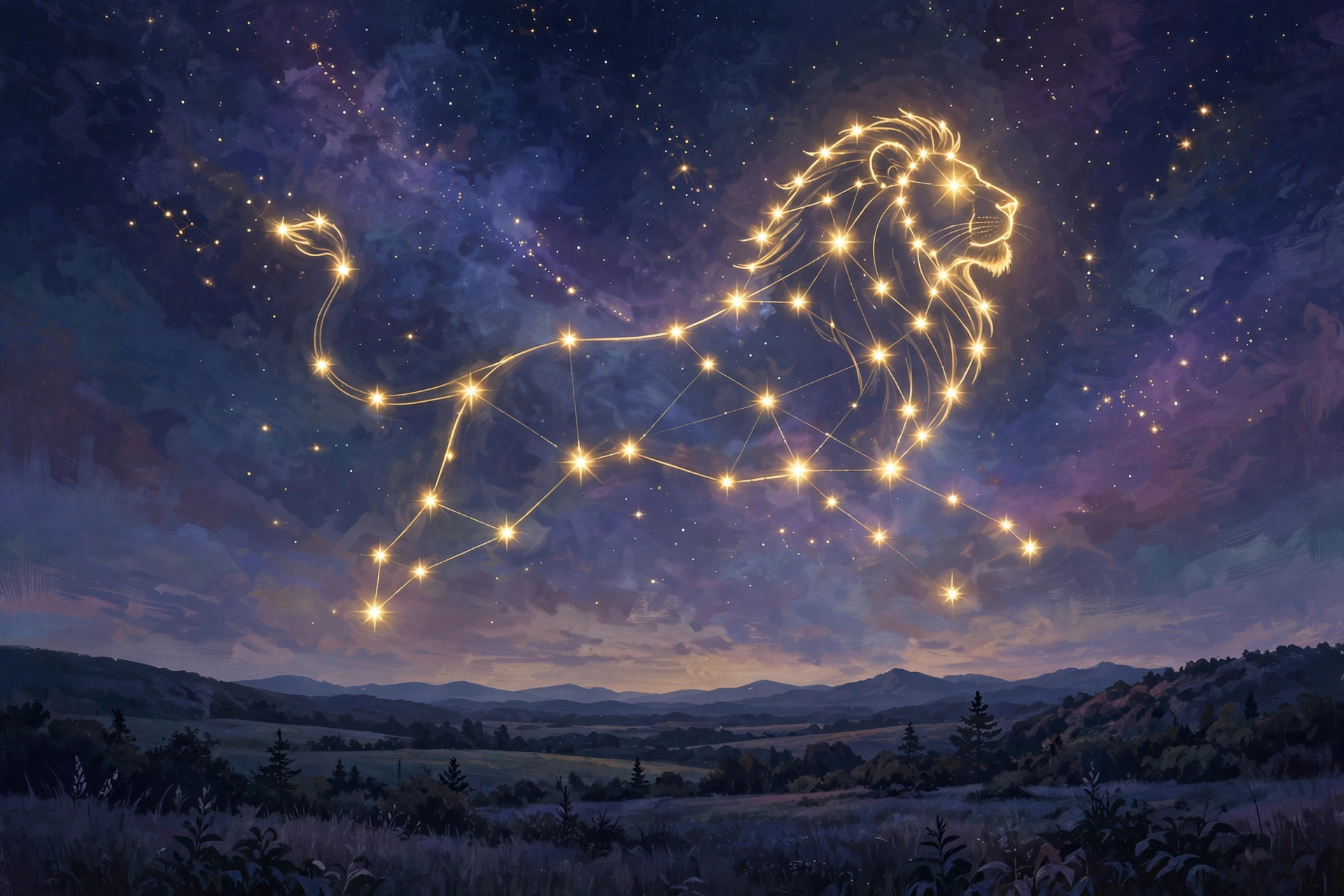 Leo dates and season art